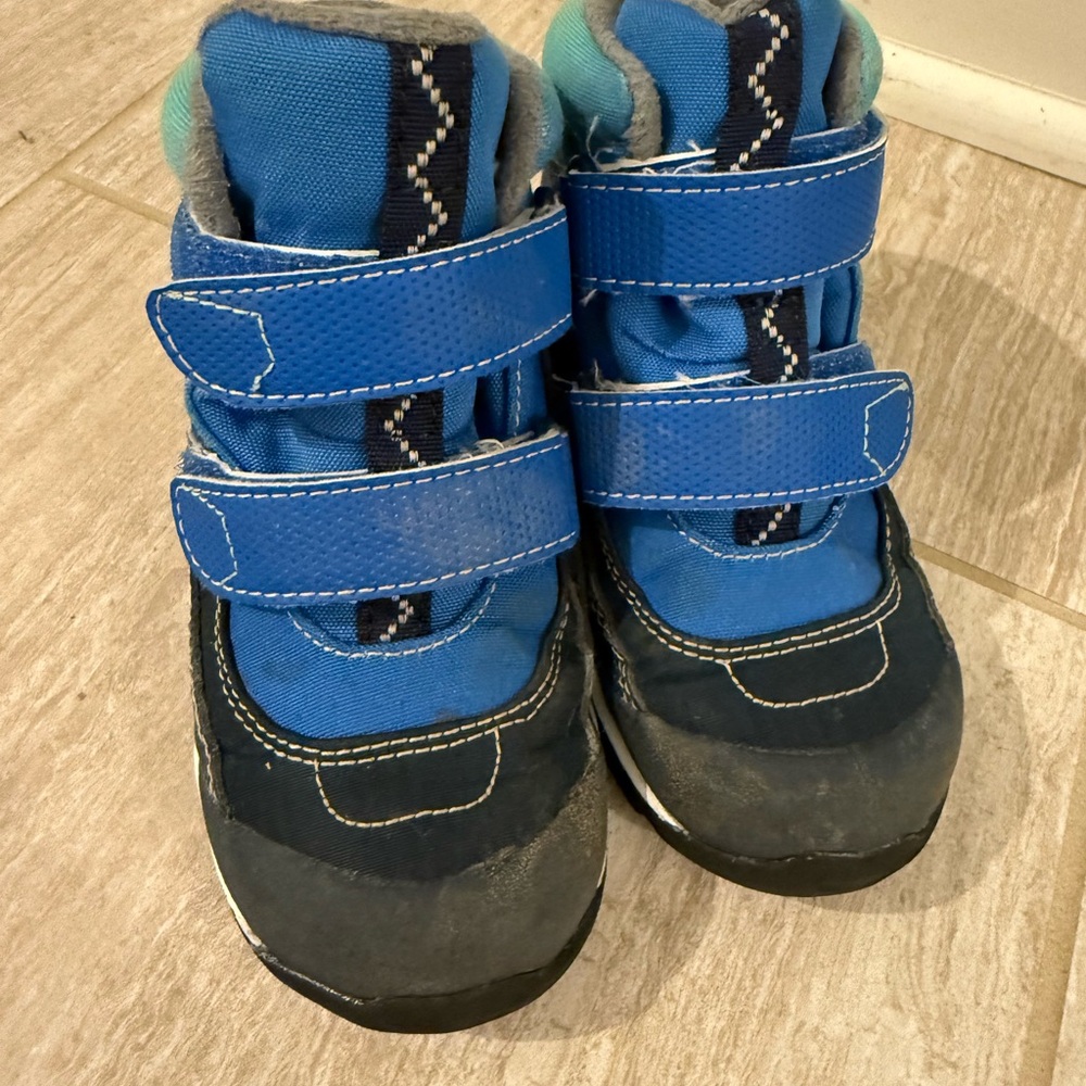 See Kai Run Blue and Black Kids Rain & Snow Boots